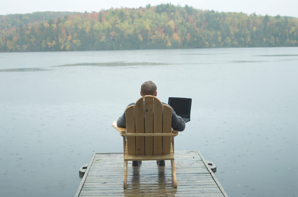 Télétravail en plein air